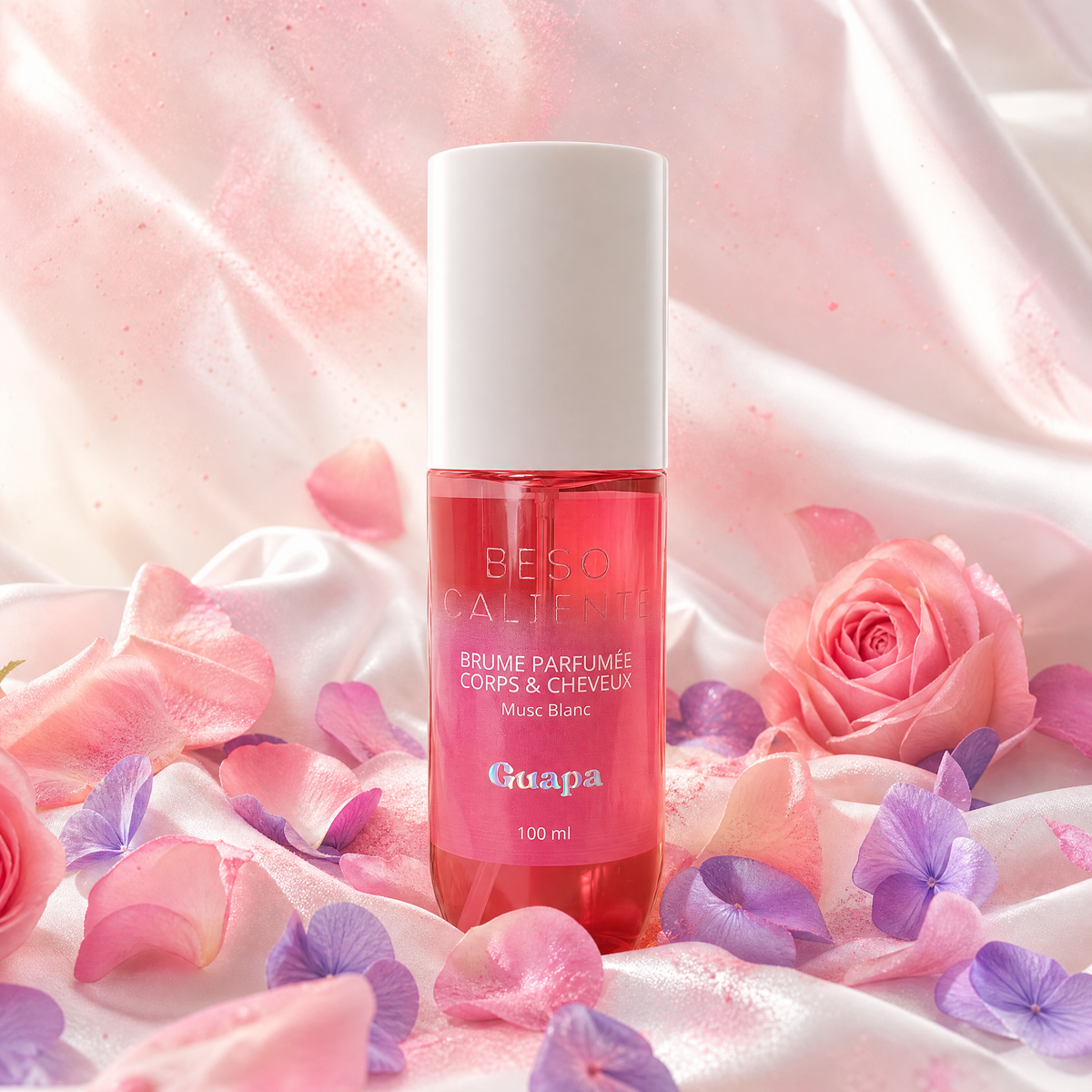Brume parfumée corps et cheveux Musc Blanc GUAPA 100 ml – vue produit