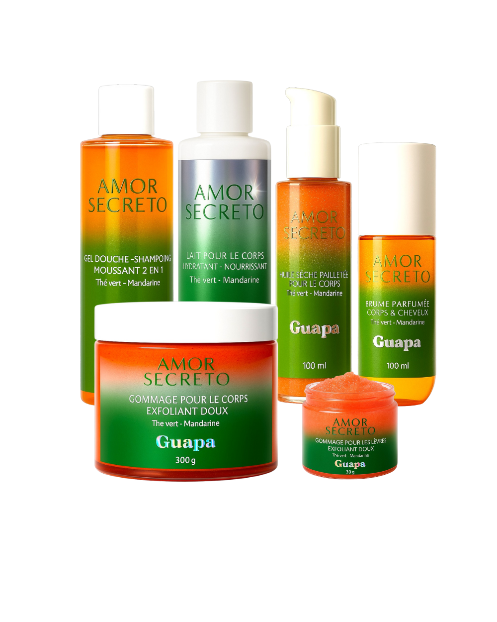 Set complet Bomba Latina - GUAPA - Thé Vert / Mandarine