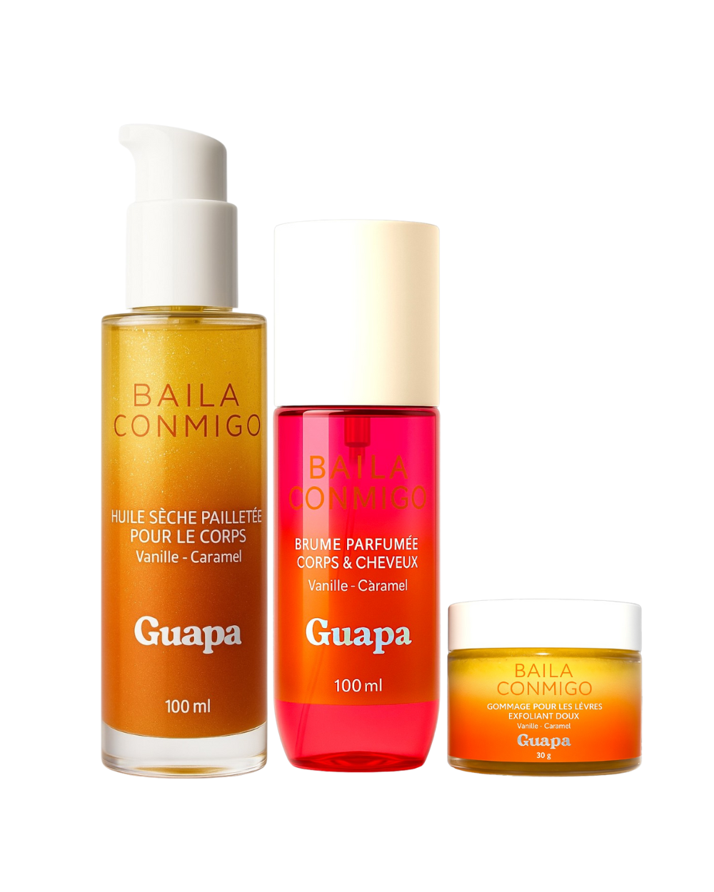 Set soins « Noche de Luz » - GUAPA - Vanille Caramel