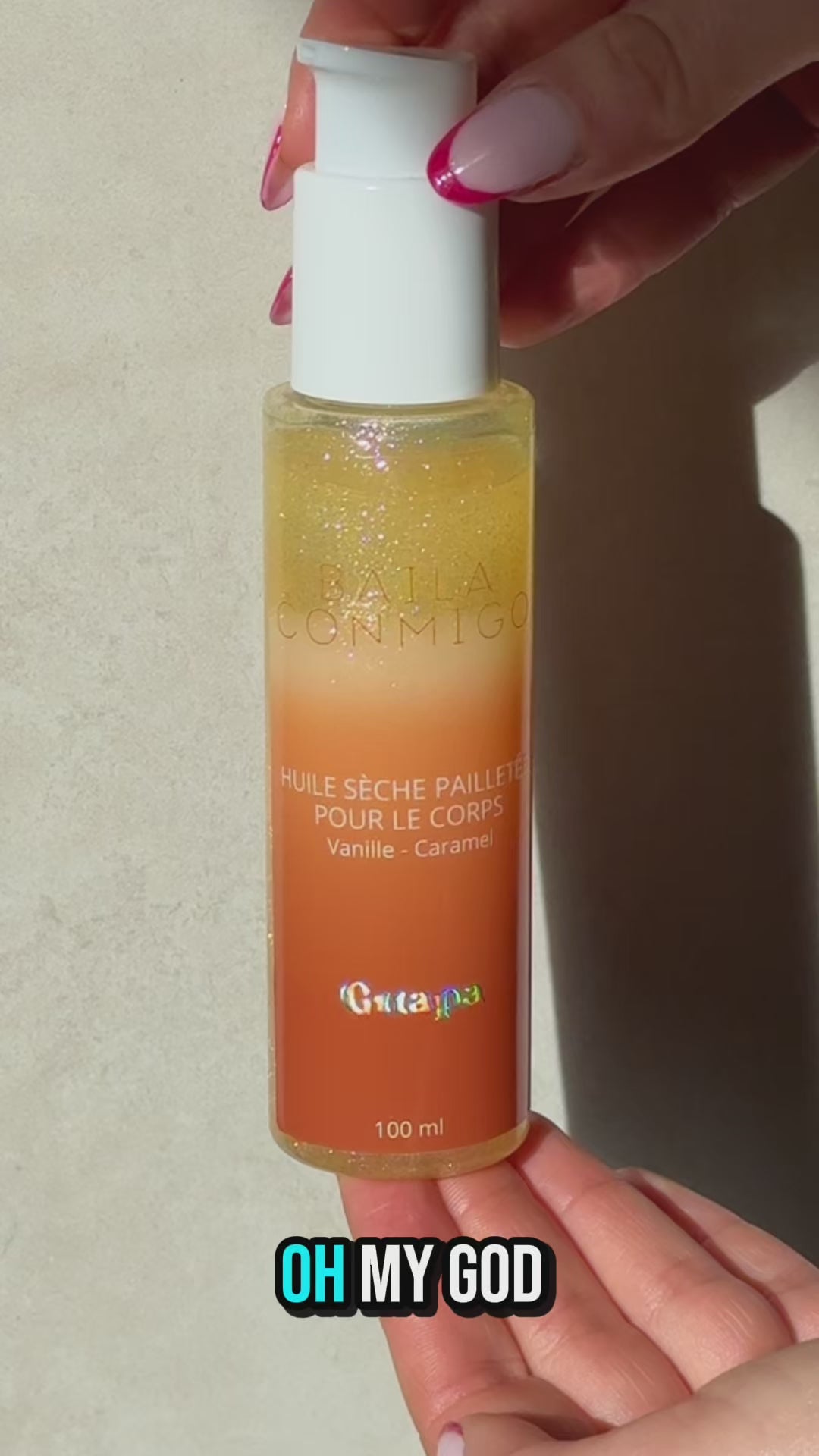 Huile sèche vanille Caramel