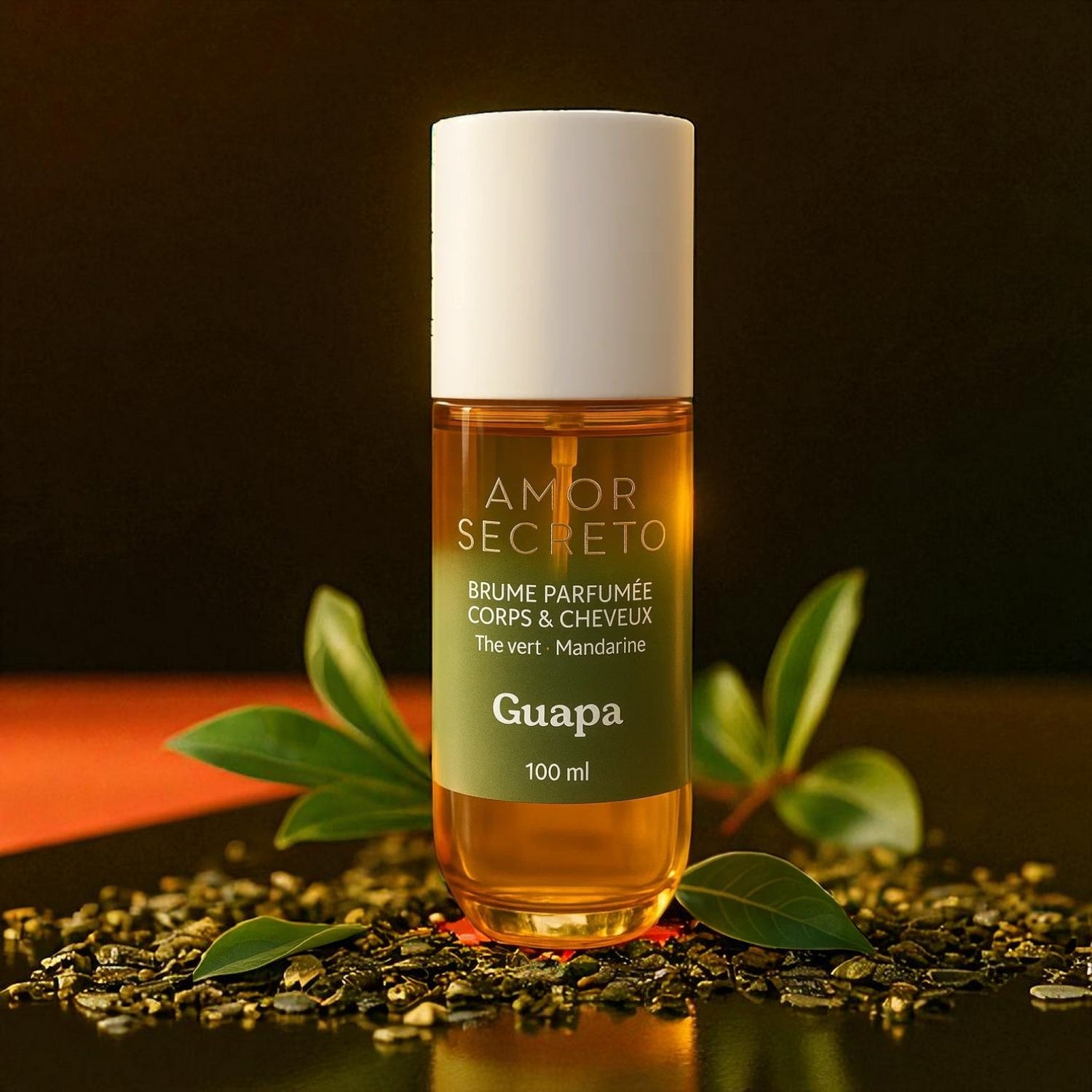 Brume parfumée corps et cheveux - Thé vert et Mandarine - 100 ml