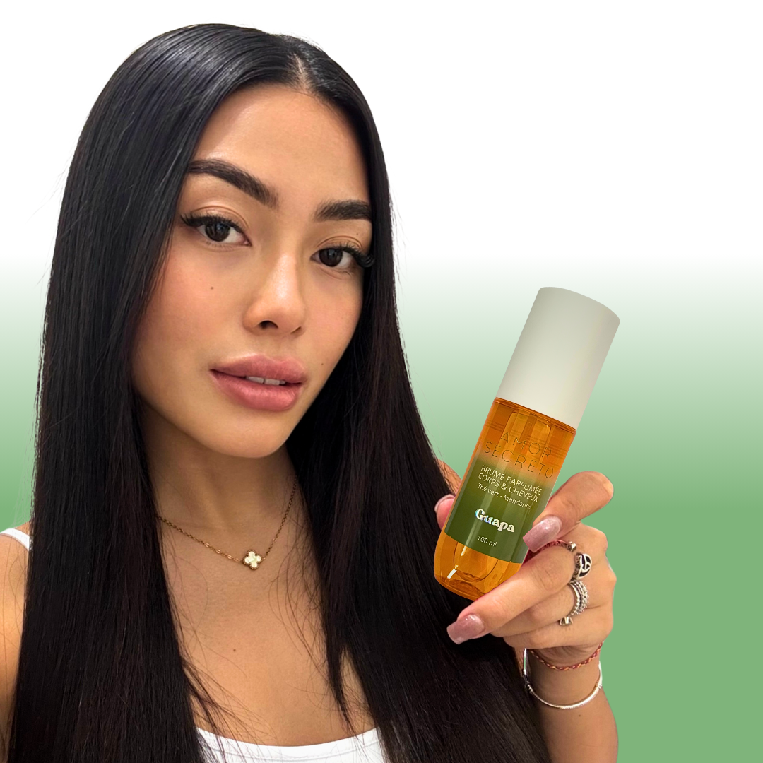 Brume parfumée corps et cheveux - Thé vert et Mandarine - 100 ml