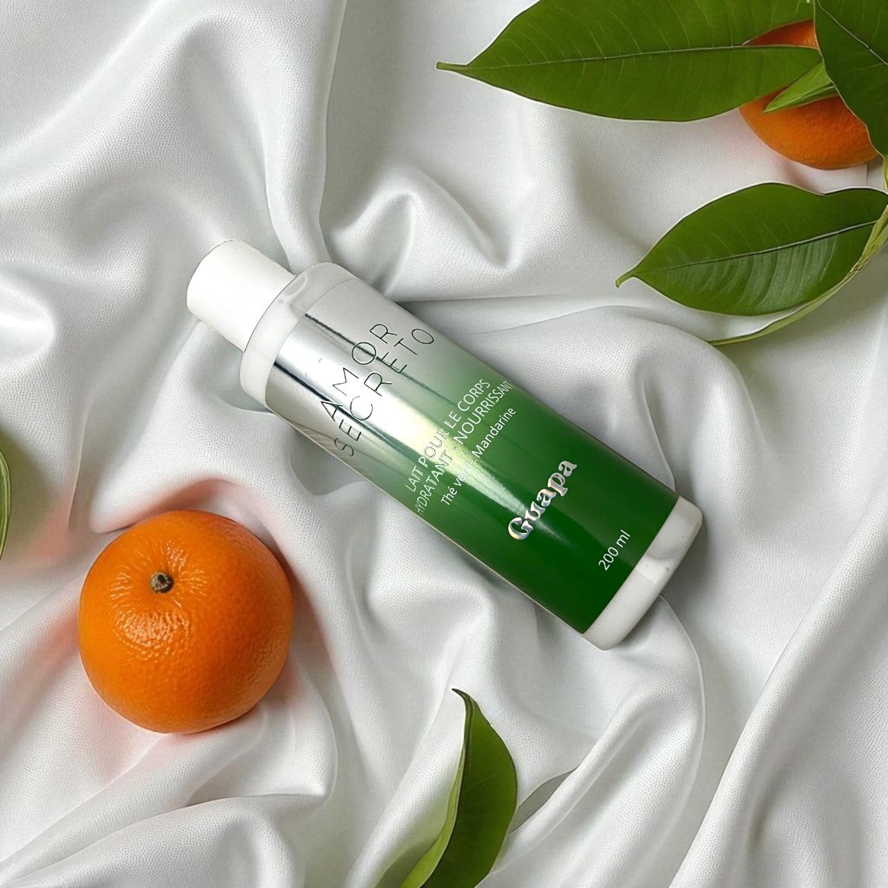 Lait pour le corps hydratant nourrissant - Thé vert et Mandarine - 200 ml