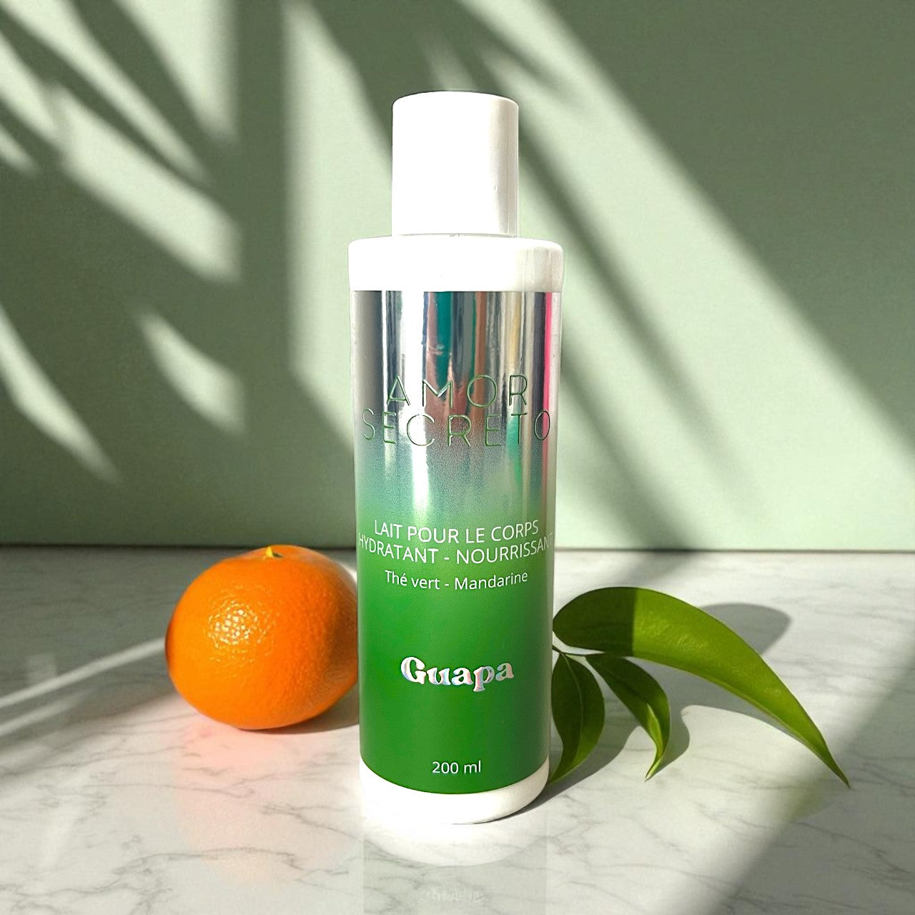 Lait pour le corps hydratant nourrissant - Thé vert et Mandarine - 200 ml