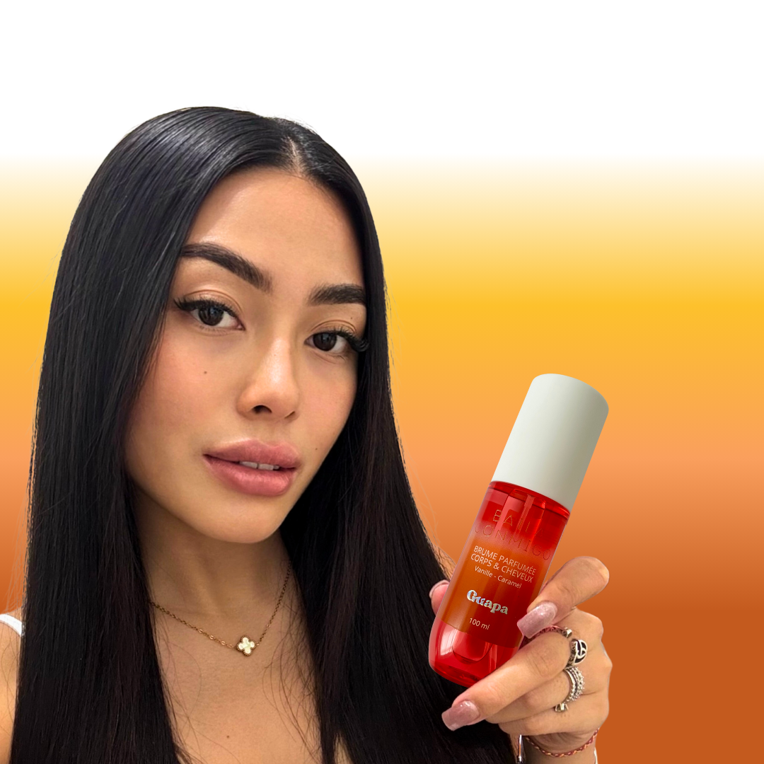 Brume parfumée corps et cheveux - Vanille et Caramel - 100 ml