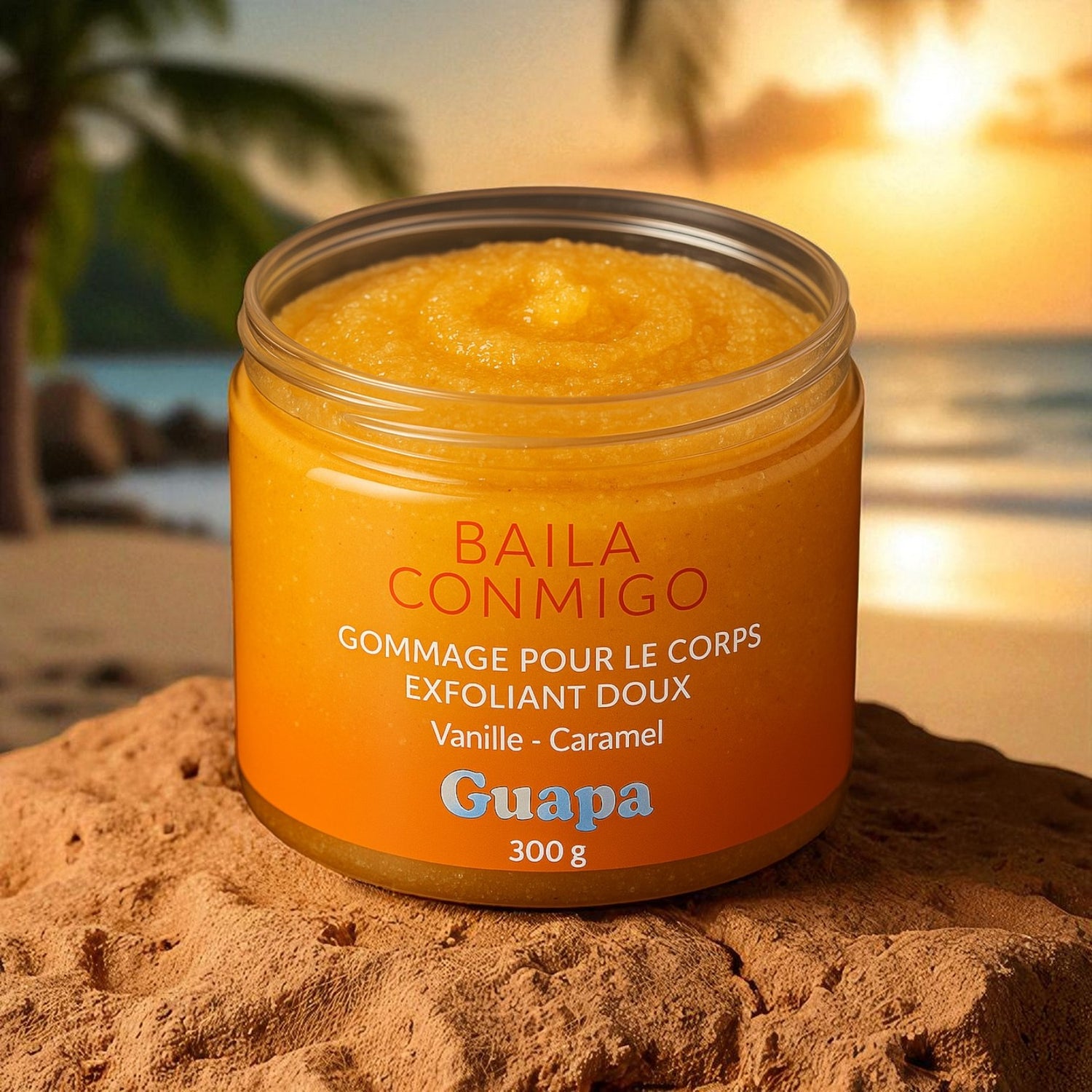 Gommage pour le corps exfoliant doux - Vanille Caramel - 300 g