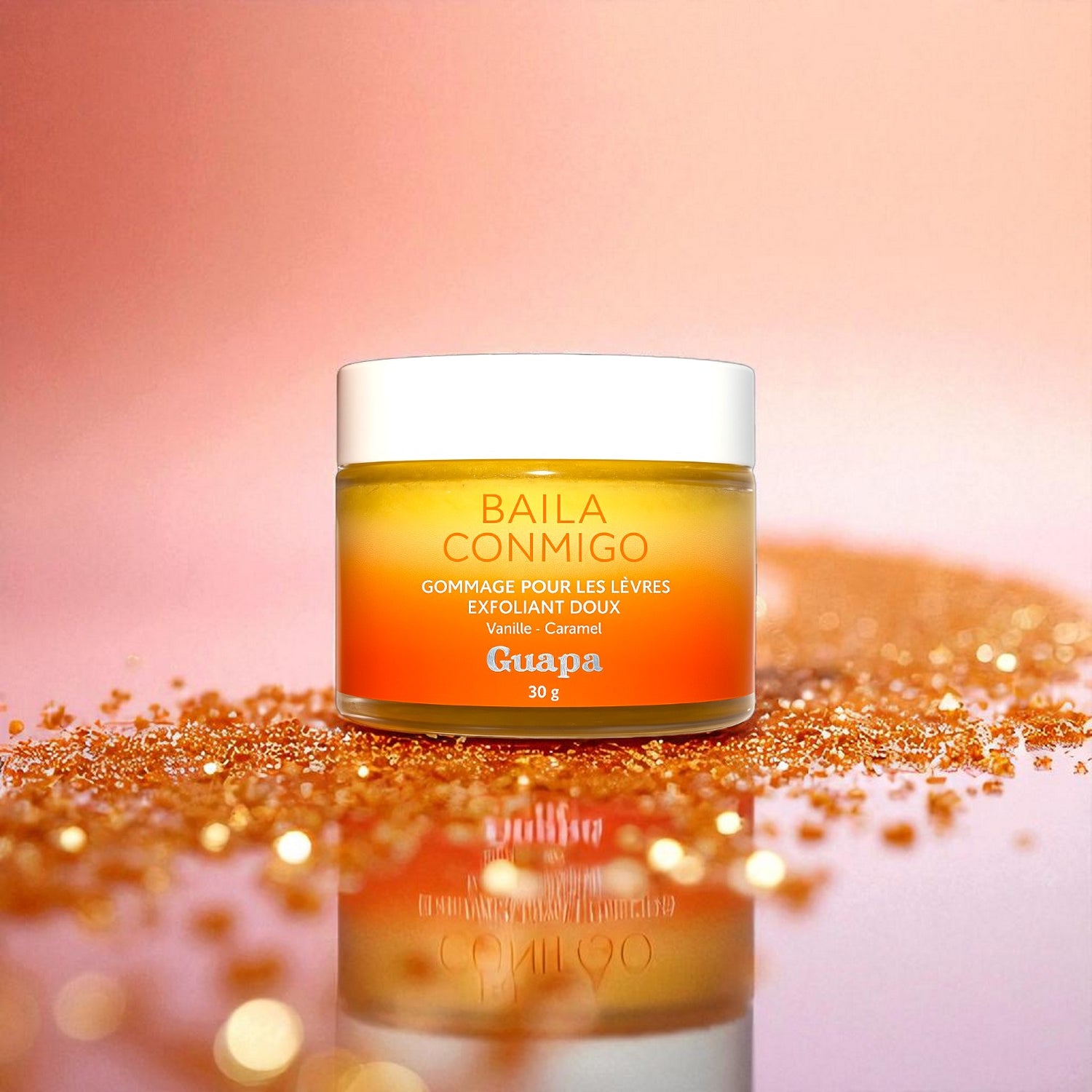 Gommage pour les lèvres exfoliant doux - Vanille et Caramel - 30 g