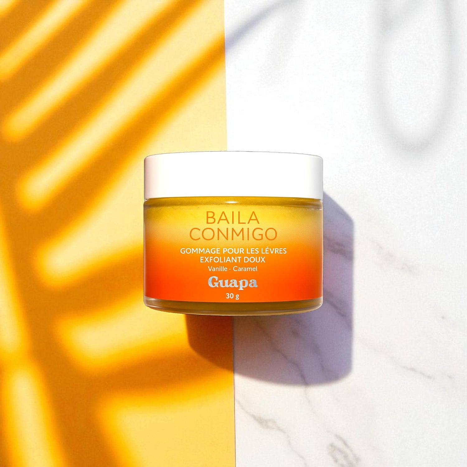 Gommage pour les lèvres exfoliant doux - Vanille et Caramel - 30 g