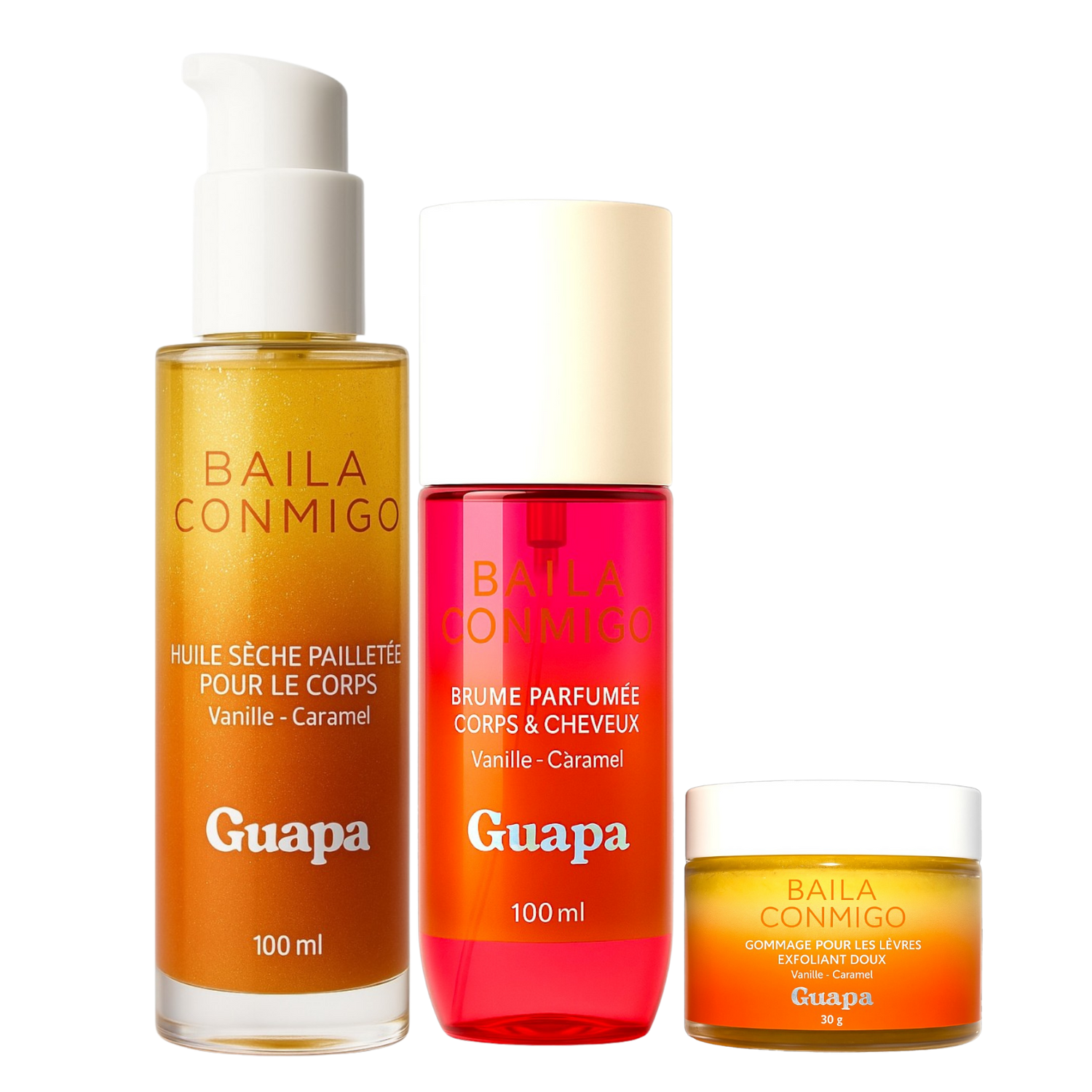 Set soins « Noche de Luz » - GUAPA - Vanille Caramel